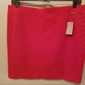 Michael Kors red pencil skirt